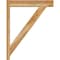 Ekena Millwork Traditional Block Rough Sawn Outlooker, Western Red Cedar, 6"W x 30"D x 38"H OUT06X30X38TRA05RWR - alternate 2